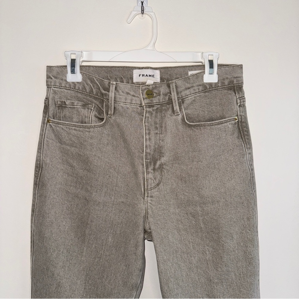 NWOT FRAME Le Sylvie Slender Straight-Leg Jeans in Ivy 27 - Picture 3 of 7